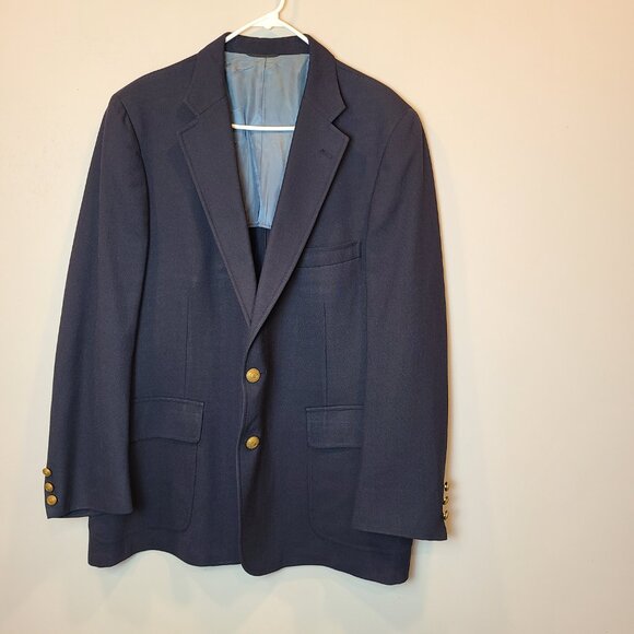 Vintage Chaps Ralph Lauren Royal Marines Blazer Suit Jacket Mens - Picture 10 of 10